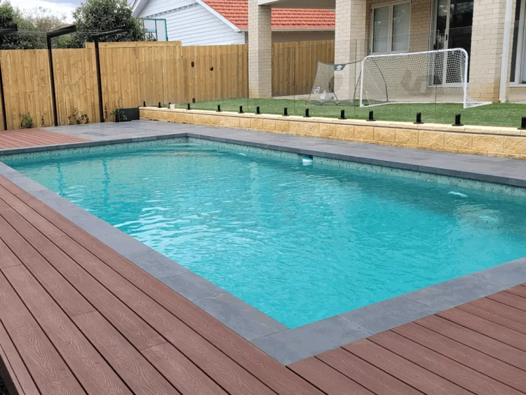 lawn and turf around pools